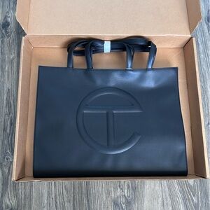 Large Telfar Shopping Bag - Black